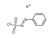 phenyl-trans-diazenesulfonic acid , potassium-salt Structure