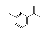 Pyridine, 2-methyl-6-(1-methylethenyl)- (9CI) structure