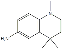 1,4,4-三甲基-6-氨基-1,2,3,4-四氢-喹啉结构式