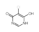 4(3H)-Pyrimidinone,5-chloro-6-hydroxy- Structure