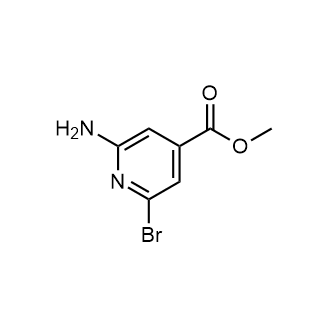 Methyl 2-amino-6-bromoisonicotinate Structure
