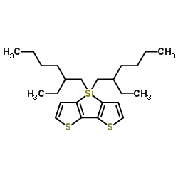 4,4'-bis-(2-ethylhexyl)-dithieno[3,2-b:2',3'-d]silole Structure