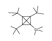 tri-tert-butyl(trimethylsilyl)tetrahedrane Structure