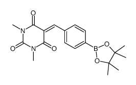 1,3-Dimethyl-5-[4-(4,4,5,5-tetramethyl-[1,3,2]dioxaborolan-2-yl)-benzylidene]-pyrimidine-2,4,6-trione picture