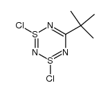 5-(tert-butyl)-1,3-dichloro-1l4,3l4,2,4,6-dithiatriazine结构式