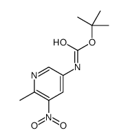 tert-butyl 5-amino-6-methylpyridin-3-ylcarbamate Structure