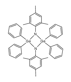 dimesityl-1,3-tetraphenylcyclodigermazane结构式