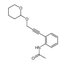 N-{2-[3-(tetrahydro-2H-pyran-2-yloxy)prop-1-yn-1-yl]phenyl}acetamide Structure