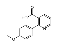 2-(4-methoxy-3-methylphenyl)pyridine-3-carboxylic acid Structure