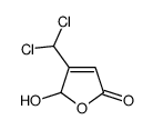 4-(dichloromethyl)-5-hydroxy-5H-furan-2-one结构式