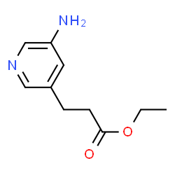 ethyl 3-(5-aminopyridin-3-yl)propanoate结构式