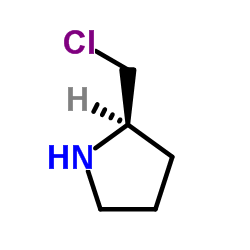 (2R)-2-(Chloromethyl)pyrrolidine Structure