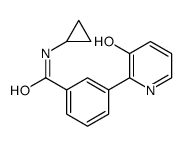 N-cyclopropyl-3-(3-hydroxypyridin-2-yl)benzamide Structure