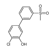 2-chloro-5-(3-methylsulfonylphenyl)phenol结构式