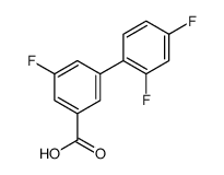 3-(2,4-difluorophenyl)-5-fluorobenzoic acid结构式