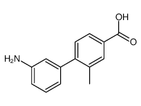 4-(3-aminophenyl)-3-methylbenzoic acid结构式