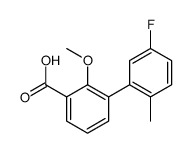 3-(5-fluoro-2-methylphenyl)-2-methoxybenzoic acid Structure