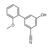 3-hydroxy-5-(2-methoxyphenyl)benzonitrile结构式