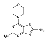 7-morpholinothiazolo[4,5-d]pyrimidine-2,5-diamine Structure