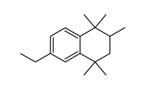 1,1,3,4,4-Pentamethyl-6-ethyl-tetralin Structure