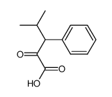 2-oxo-3-phenyl-4-methylpentanoic acid Structure