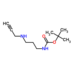 Carbamic acid, [3-(2-propynylamino)propyl]-, 1,1-dimethylethyl ester (9CI) Structure