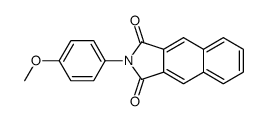 2-(4-methoxyphenyl)benzo[f]isoindole-1,3-dione结构式