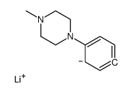 lithium,1-methyl-4-phenylpiperazine Structure