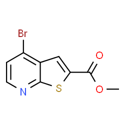 Methyl 4-bromothieno[2,3-b]pyridine-2-carboxylate Structure