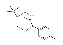 1-tert-butyl-4-(4-methylphenyl)-3,5,8-trioxabicyclo[2.2.2]octane结构式