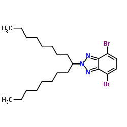 4,7-Dibromo-2-(heptadecan-9-yl)-2H-benzo[1,2,3]triazole Structure