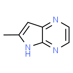 6-Methyl-5H-pyrrolo[2,3-b]pyrazine结构式