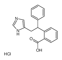 2-[2-(1H-imidazol-5-yl)-1-phenylethyl]benzoic acid,hydrochloride结构式