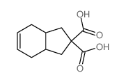 1,3,3a,4,7,7a-hexahydroindene-2,2-dicarboxylic acid structure
