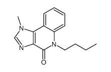 5-butyl-1-methylimidazo[4,5-c]quinolin-4-one结构式