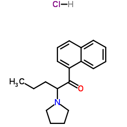 Naphyrone 1-naphthyl isomer (hydrochloride)结构式