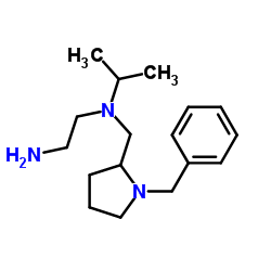 N-[(1-Benzyl-2-pyrrolidinyl)methyl]-N-isopropyl-1,2-ethanediamine Structure