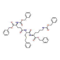 N,N-Dibenzyloxycarbonyl-S,O,O-tri-benzyl-L-γ-glutamyl-L-cysteinyl-L-lysine picture