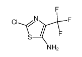 2-Chloro-4-(trifluoromethyl)-5-thaizoleamine结构式
