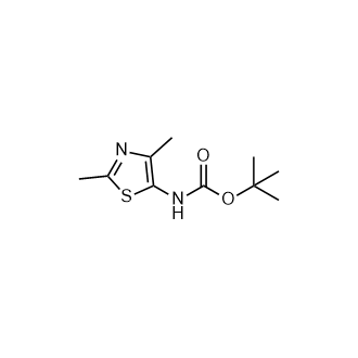 Tert-butyl n-(dimethyl-1,3-thiazol-5-yl)carbamate Structure