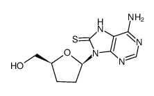 8-mercapto-2',3'-dideoxyadenosine Structure