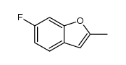 Benzofuran, 6-fluoro-2-methyl- (9CI) structure