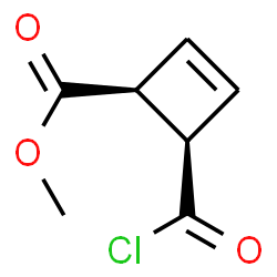 2-Cyclobutene-1-carboxylic acid, 4-(chlorocarbonyl)-, methyl ester, cis- (9CI)结构式