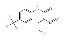 Urea, 1- (2-chloroethyl)-1-nitroso-3-(.alpha.,.alpha., .alpha.-trifluoro-p-tolyl)- structure