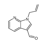 1-allyl-1H-pyrrolo[2,3-b]pyridine-3-carbaldehyde结构式