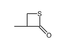 (3S)-3-methylthietan-2-one Structure