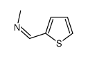 N-methyl-1-thiophen-2-ylmethanimine结构式
