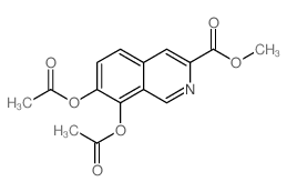 Methyl 7,8-bis(acetyloxy)-3-isoquinolinecarboxylate picture