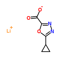 5-Cyclopropyl-1,3,4-oxadiazole-2-carboxylic acid Lithium salt picture