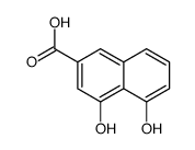 4,5-dihydroxynaphthalene-2-carboxylic acid Structure